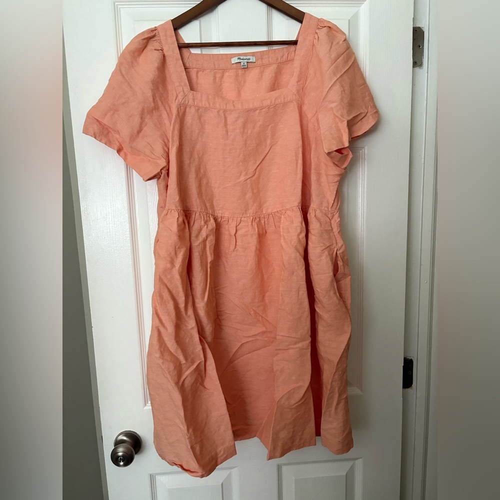 Madewell Linen Midi Dress